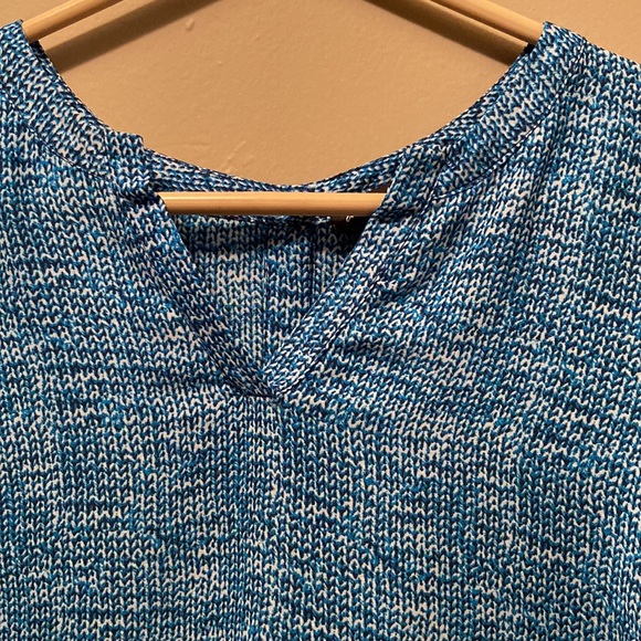 Women’s Ava Christine Button Back Tunic Top Blouse Size Medium - Picture 2 of 9